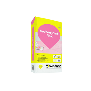 WEBER JOINT FLEX GRIS PERLE 25kg E07 ±0,3kg/m²